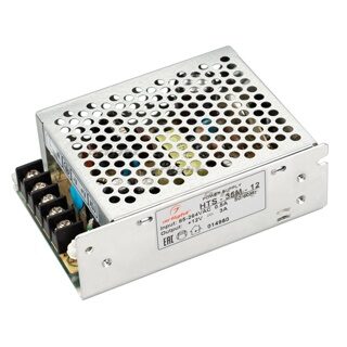 Блок питания HTS-35M-12 (12V, 3A, 35W) (ARL, IP20 Сетка, 3 года)